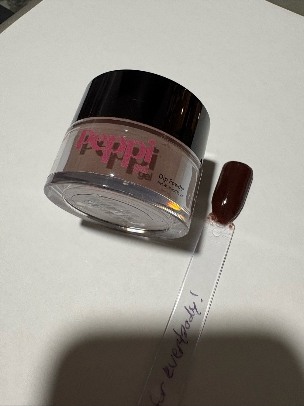 Peppi Gel I ain’t for everybody! brown dip nail powder